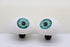 45mm Domed Puppet Eyes with Cabachon Iris - CRYSTAL - FurriFingers